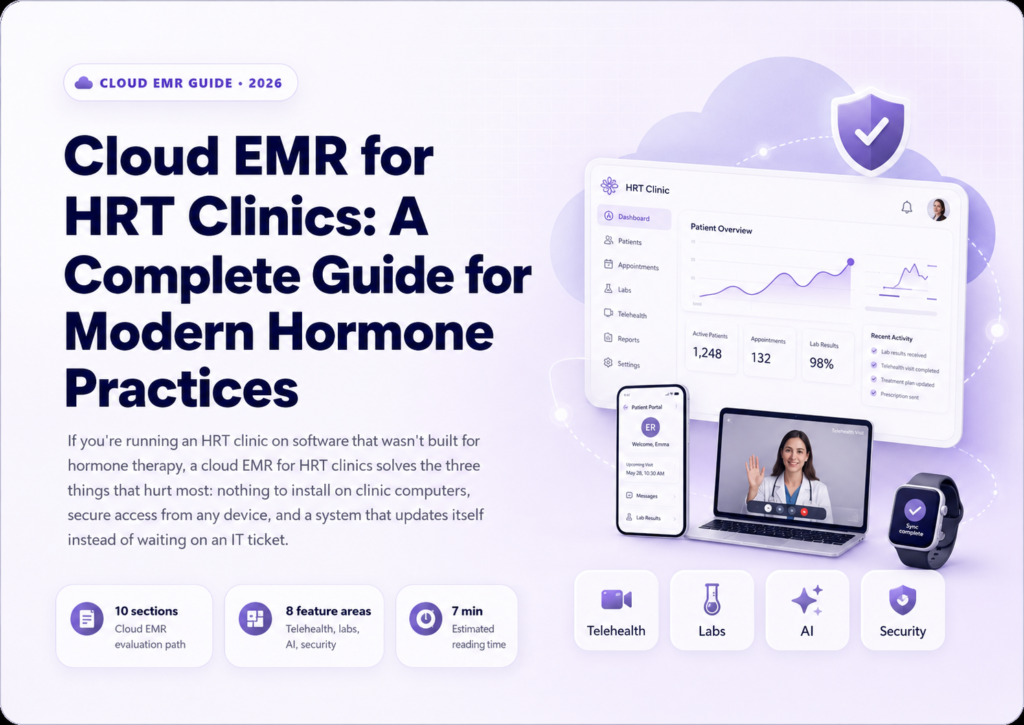 Cloud EMR for HRT Blog Banner Image